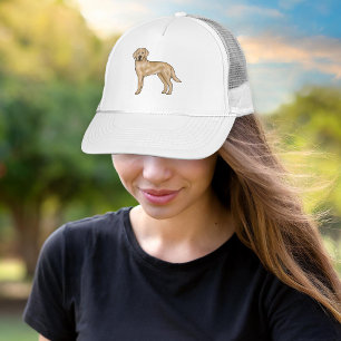 Gul Labrador Retriever Söt Tecknad Lab Hund Keps