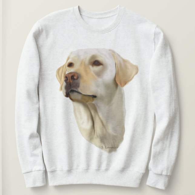 Gul Labrador Retriever Tröja (Design framsida)