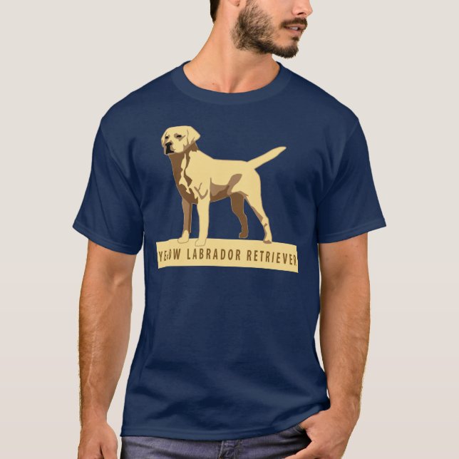 Gul Labrador Retriever Tröja (Framsida)