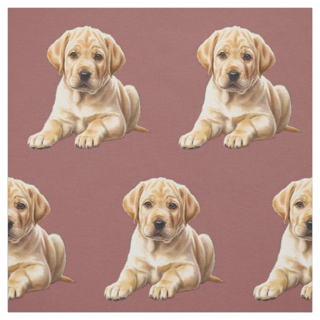 Gul Labrador Retriever Tyg (Provkarta)