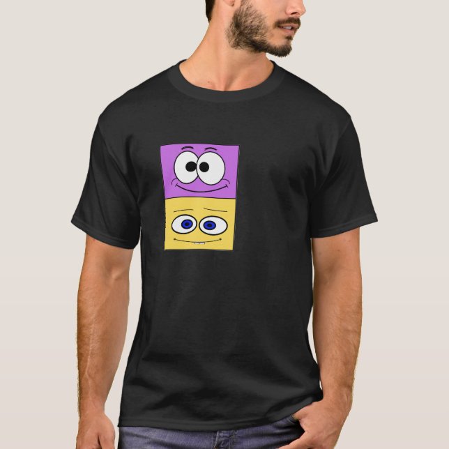 GUL-LAVENDER SERIE T-SHIRTAR T SHIRT (Framsida)