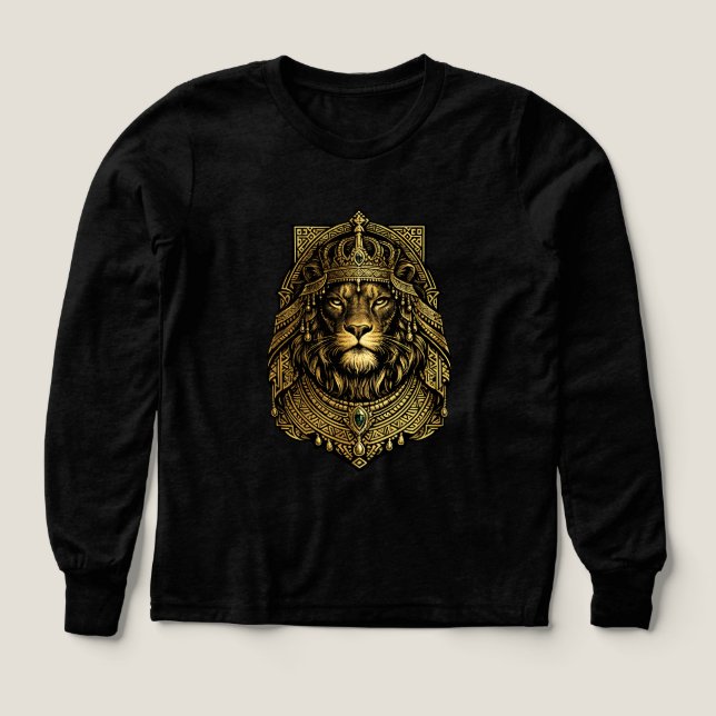 Gul Lejon av Juda Tröja - Royal African G (Design framsida)