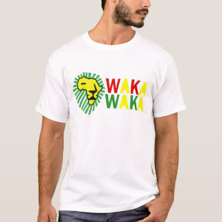 Gul lejon grön ManeWaka Waka skjorta T-shirt