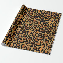 Gul leopardmönster