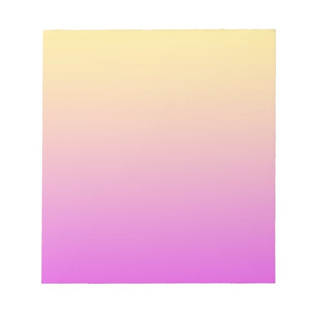 Gul Lila Färg Anteckningsblock (Framsida)