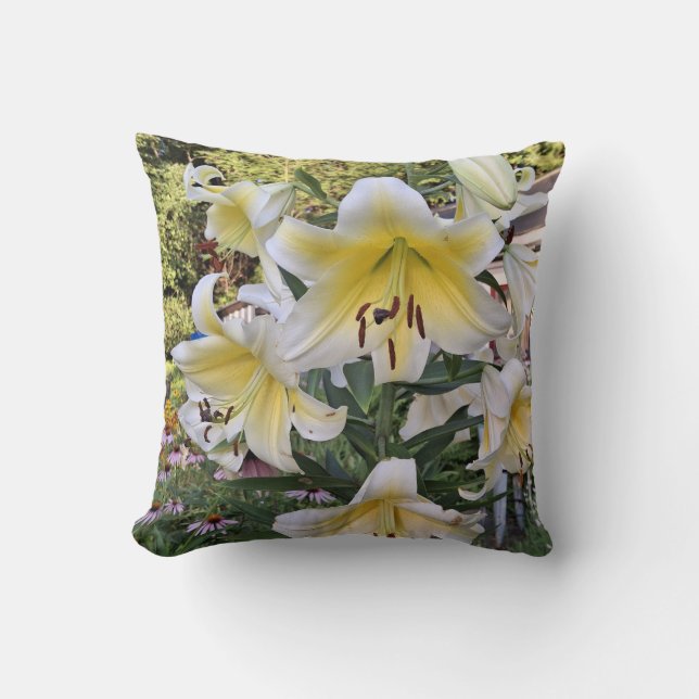 Gul Lilly Glas Kudde (Framsida)