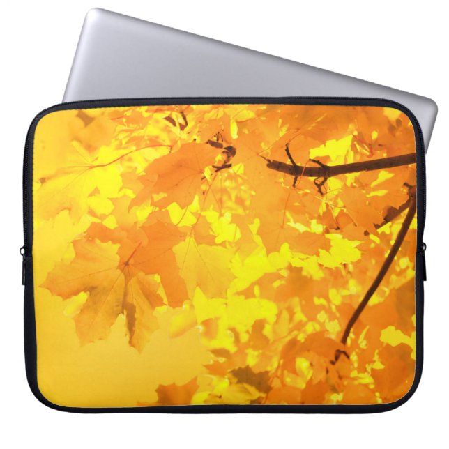 Gul lönn bärbar datorsylt laptop sleeve (Framsidan)