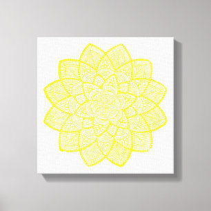 GUL MANDALA CANVASTRYCK