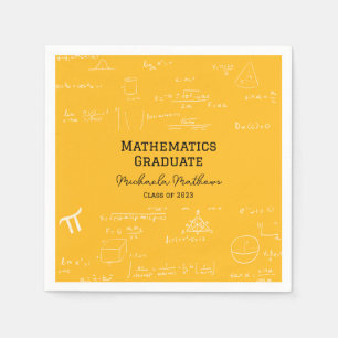 Gul Matematik Examenklass för Examen Pappersservett