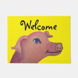 gul matt grisvälkomnande