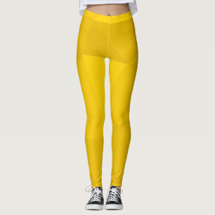 Gul, modern, cool, trendig, urban geometrisk konst leggings