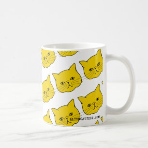 Gul modern exotisk mugg för kaffe för perserAlty