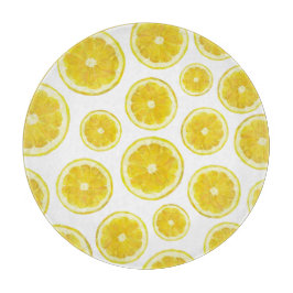 Gul modern skiva av citron färsk frukt