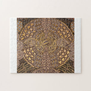 Gul mosaikdetalj, Tyskland Pussel