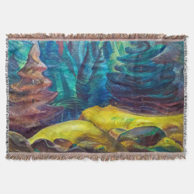 Gul mossa | Emily Carr | Filt (Framsidan)