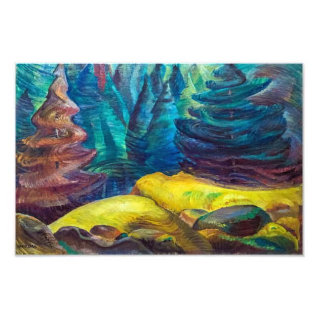 Gul mossa | Emily Carr | Fototryck (Framsidan)