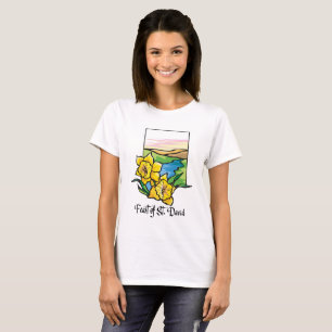 Gul näckros på St. Davids dag T Shirt
