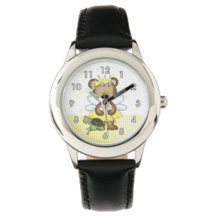 Gul nallefe armbandsur