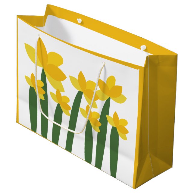 Gul Narciss Blommig Blomma (Framsidan Vinklad)