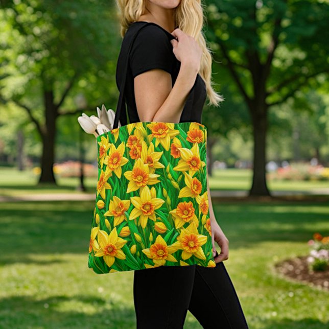 Gul Narciss Totebag Tygkasse (Skapare uppladdad)