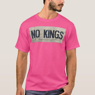 Gul No Kings Day Graffiti Gatukonst Kron klassiker T Shirt