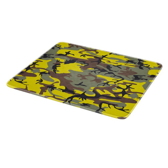 Gul och brun kamouflage, militär, armé (Hörn)