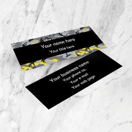 Gul och grå kamouflage, kamouflage, militär, armé mini visitkort