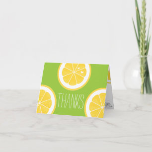 GUL OCH LIME GRÖN CITRON HJÄRTA FRÖ TACK KORT