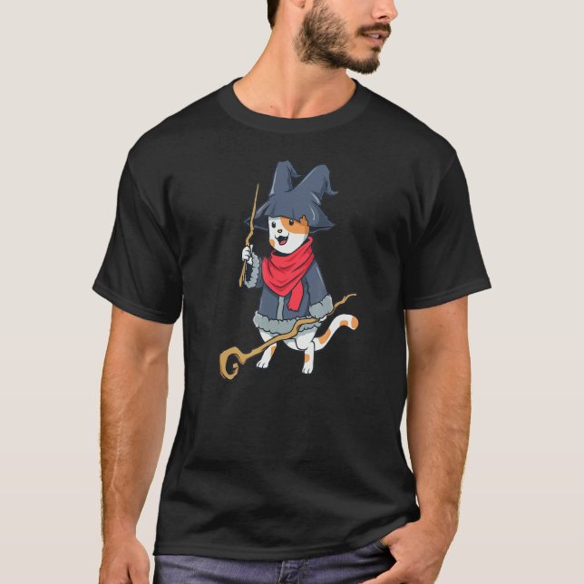 Gul och Magic Magic Cat T Shirt (Framsida)