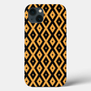 Gul och svart diamantmönster Case-Mate iPhone 