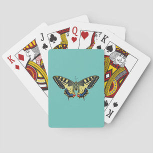 Gul och svart fjäril     casinokort