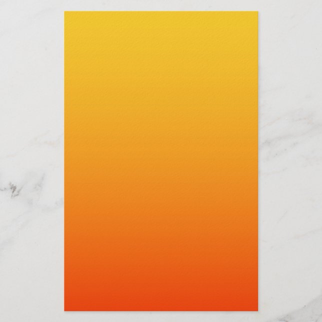Gul Orange Färg Brevpapper (Framsida)