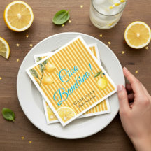 Gul Orange Rand Ciao Bambino Baby Shower