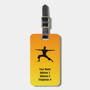 Gul orange Yoga Bagagebricka