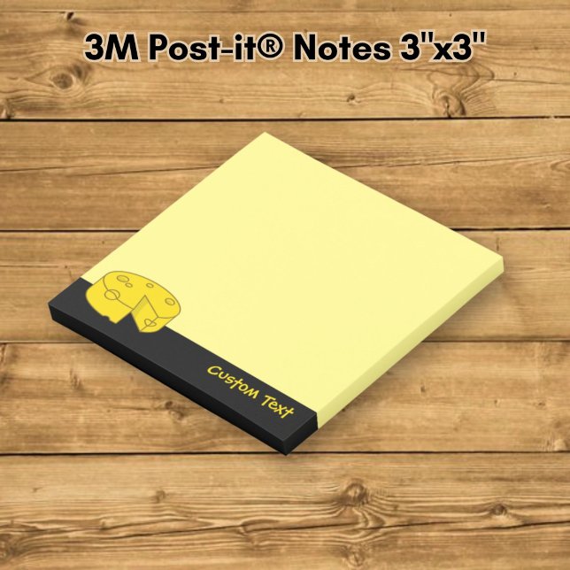 Gul ost post-it block (Skapare uppladdad)