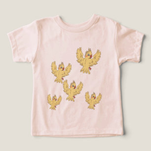 Gul papegoja t shirt