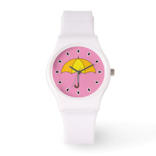 Gul Paraply Armbandsur