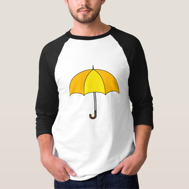 Gul Paraply T Shirt (Framsida)