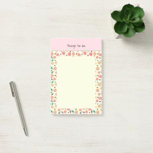 Gul Päron Kollektion Rosa Post-it Block