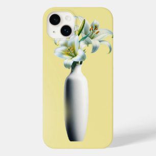 Gul påsklilja blomvas