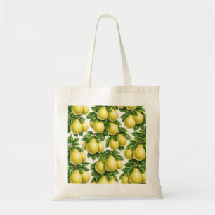 Gul Pomelo Citrus Botanisk Tygkasse