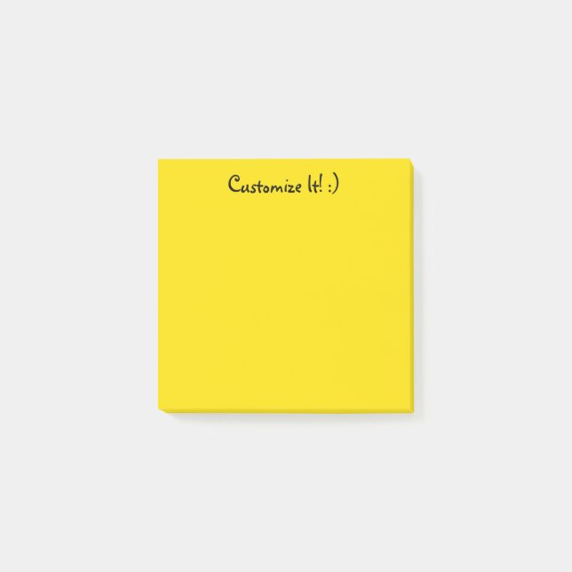Gul Post-it Block (Framsida)