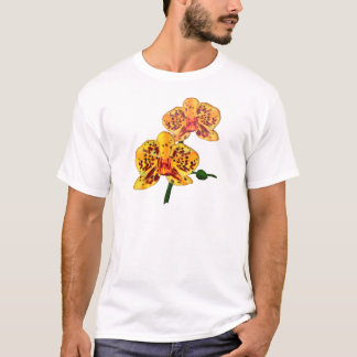 Gul prickig PhalaenopsisOrchid T-shirt