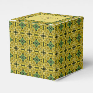 Gul Primlilia Blomma Abstrakt Konst Personlig Presentaskar