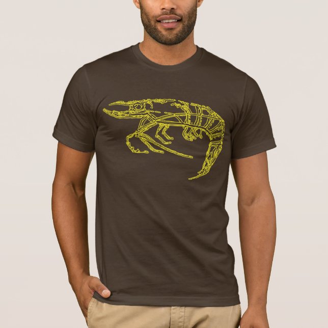 Gul räka t shirt (Framsida)