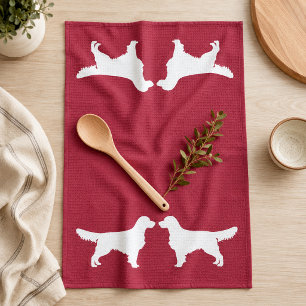 Gul Retriever Hund Köks Handduk Kökshandduk
