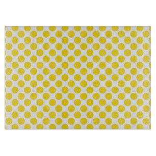 Gul Retro färgrik modern polka dots