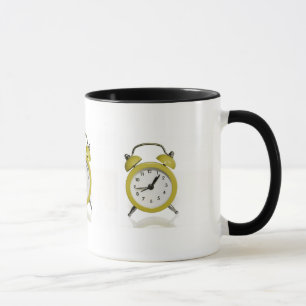 Gul ringklocka mugg