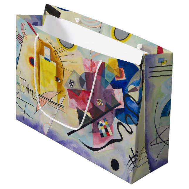 Gul, Röd, Blå av Wassily Kandinsky (Framsidan Vinklad)