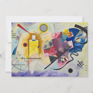 Gul, Röd, Blå av Wassily Kandinsky Inbjudningar